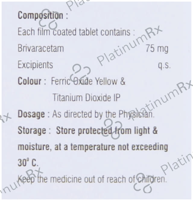 Brevapie 75mg Tablet 10s