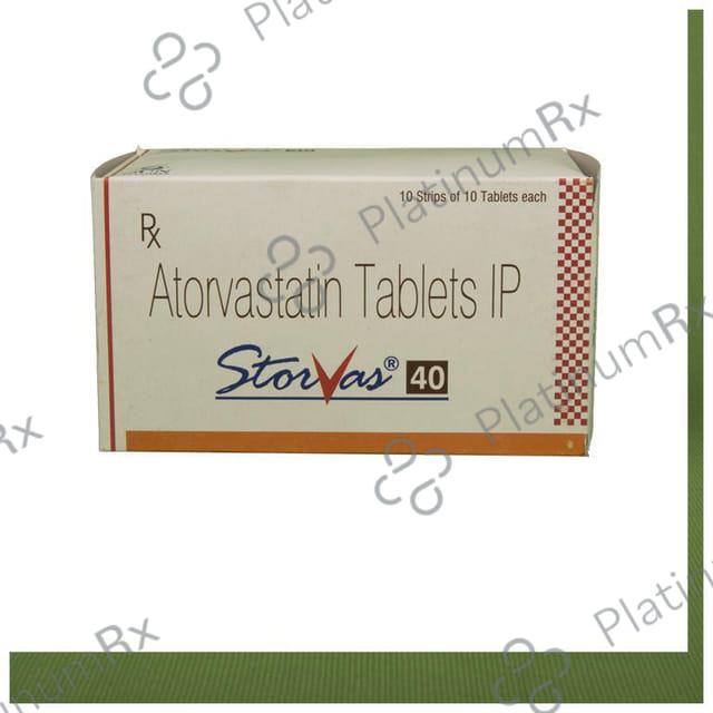 Storvas 40mg Tablet 10s