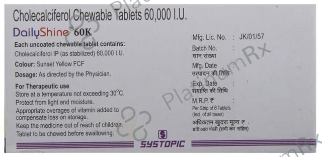 Dailyshine 60K Tablet 8s