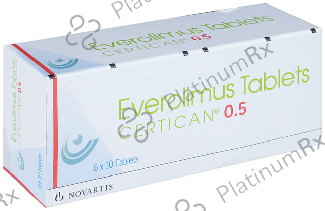 Certican 0.5mg Tablet 10s