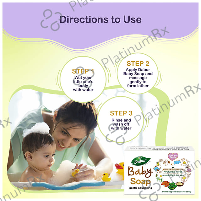 Dabur Baby Soap (75gm Each)