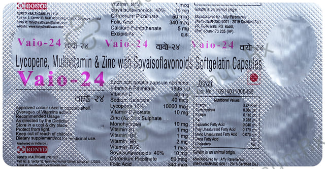 Vaio 24 Soft Gelatin Capsule