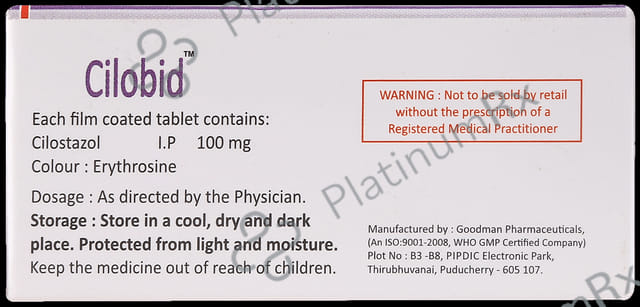 Cilobid 100mg Tablet 10s