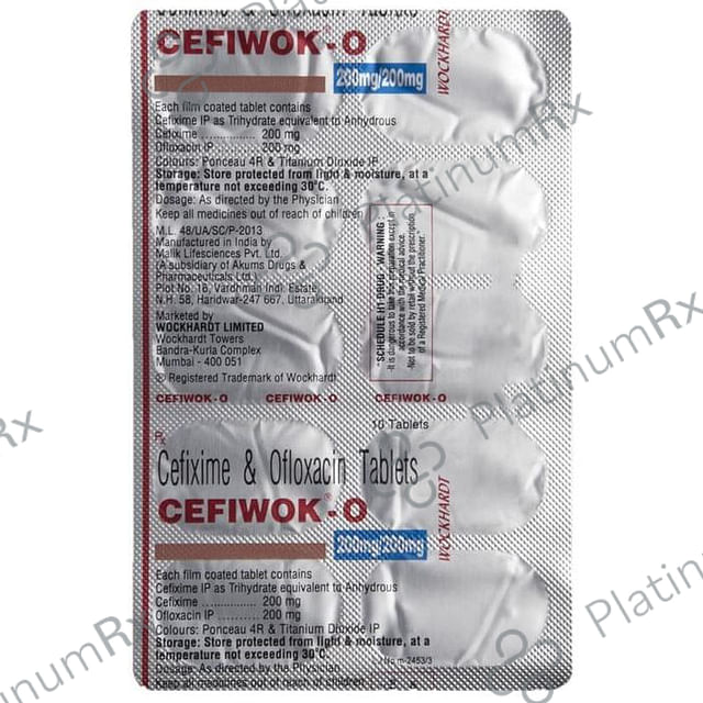 Cefiwok O Tablet