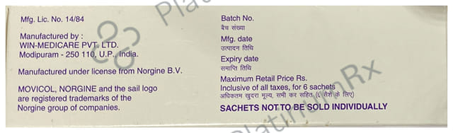 Movicol Paediatric 6.85gm Sachet Pack of 6s