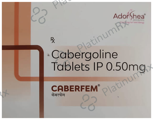 Caberfem 0.5mg Tablet