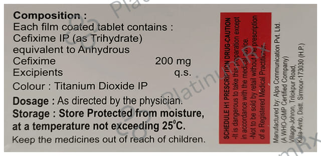 Cifimag 200mg Tablet DT 10s