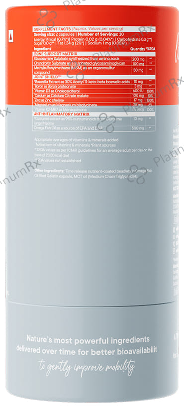 Wellbeing Nutrition Slow Bone Support with Collagen, Hyaluronic Acid & Resveratrol - Capsule