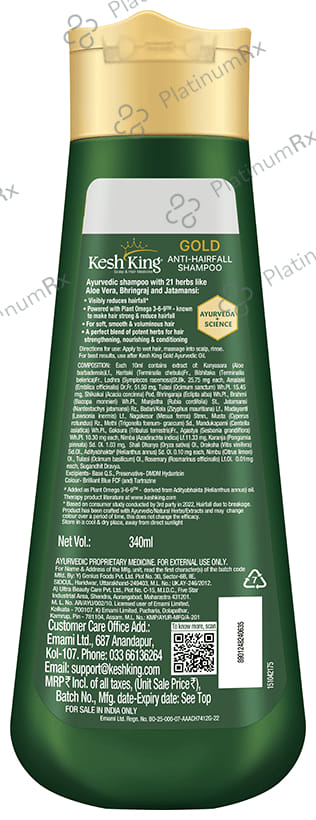 Kesh King Scalp Shampoo 340ml