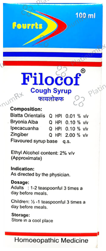 Fourrts Filocof Cough Syrup