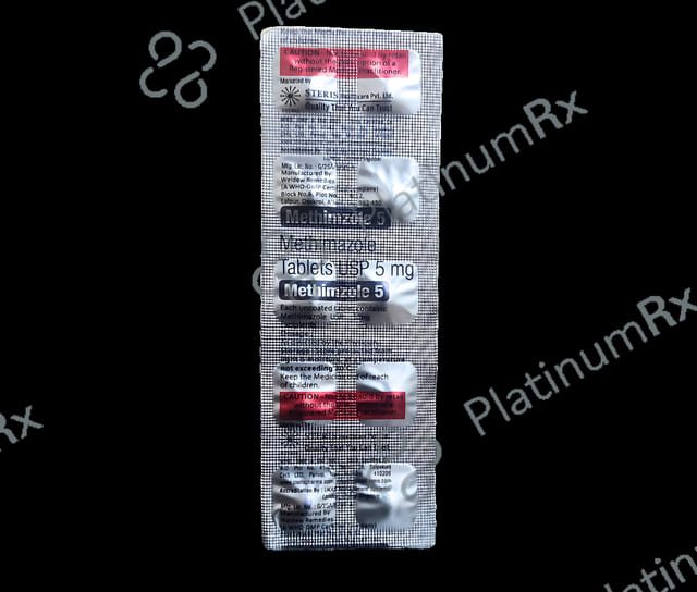 Methimzole 5mg Tablet 10s