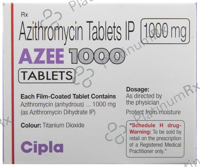 Azee 1000mg Tablet 1s