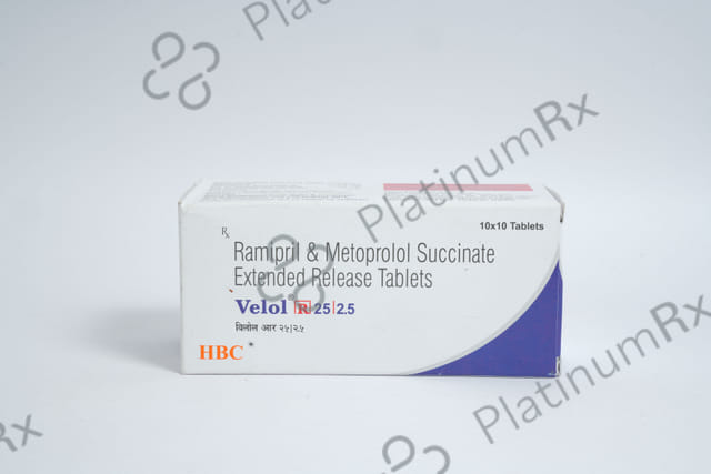 Velol R 25/2.5mg Tablet 10s