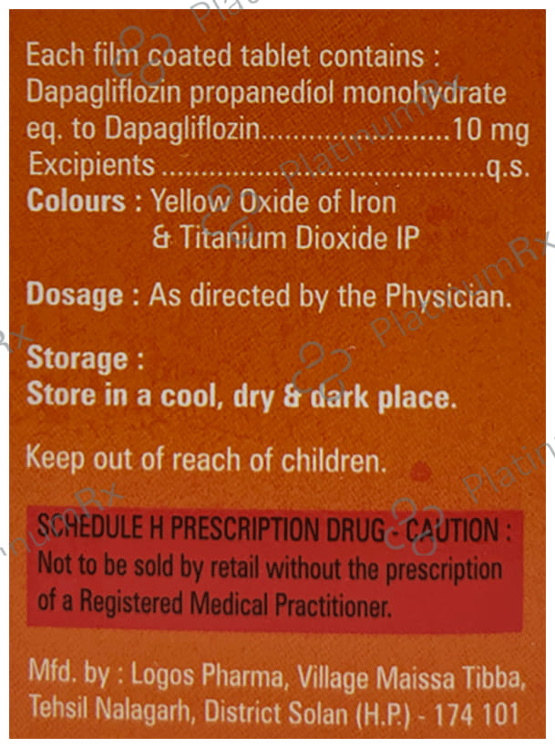 Justdapa 10mg Tablet
