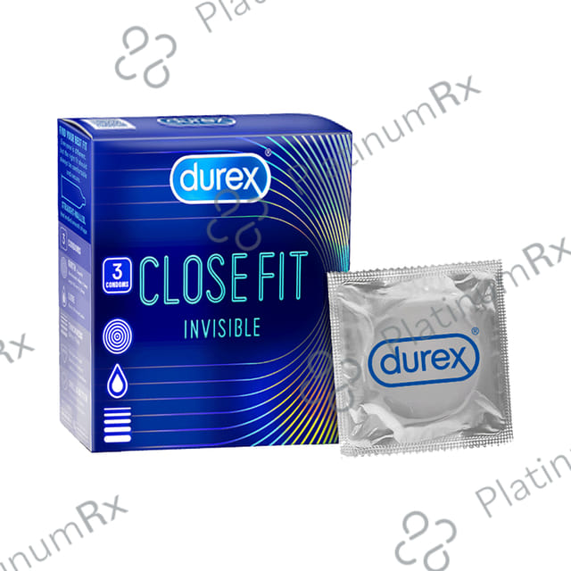 Durex Close Fit Invisible Condom 3s