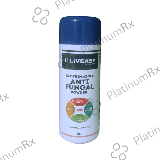 Liveasy Clotrimazole Anti Fungal Powder