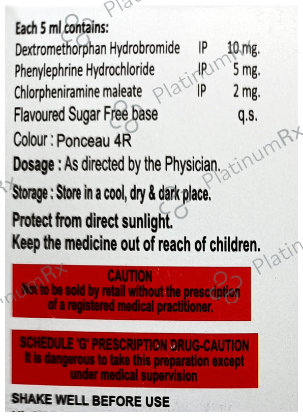 Oncough-DX Syrup Sugar Free