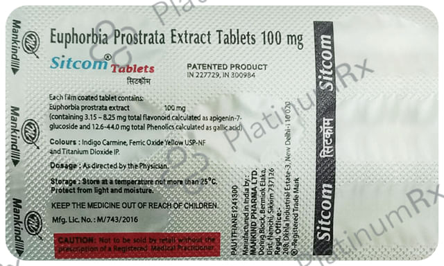 Sitcom 100mg Tablet 7s