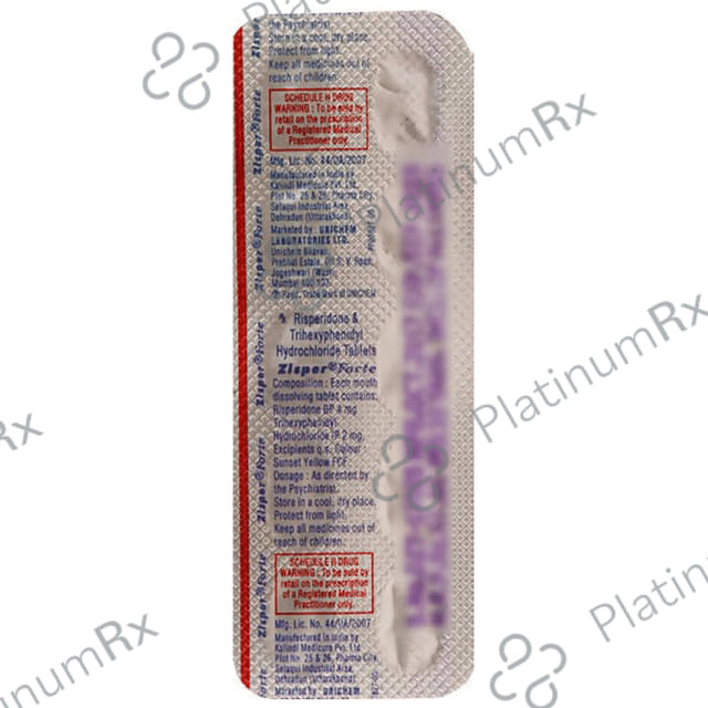 Zisper Forte 4/2mg Tablet 10s