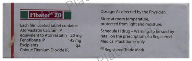 Fibator 20/145mg Tablet 10s