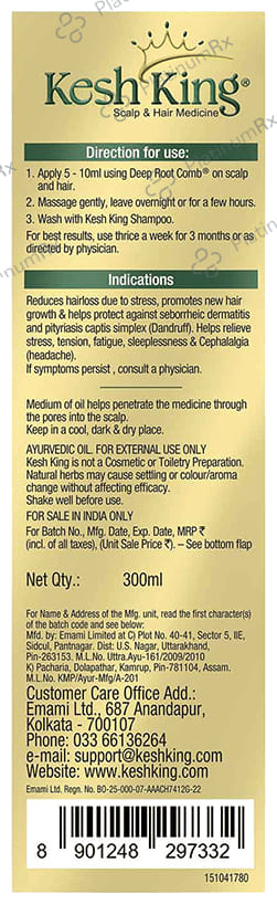 Kesh King Scalp Ayurvedic Oil 300ml