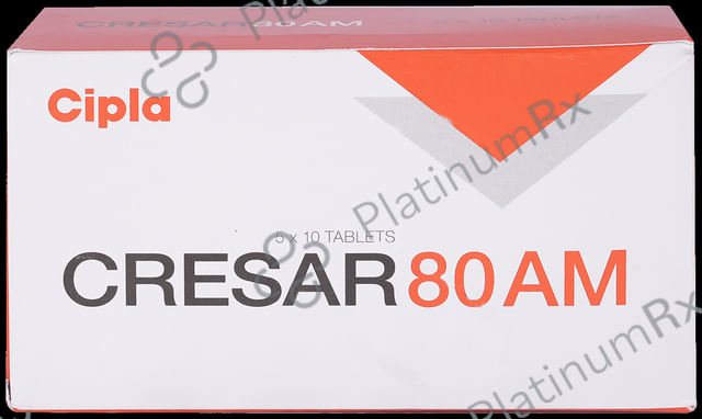 Cresar 80 AM 80/5mg Tablet 10s