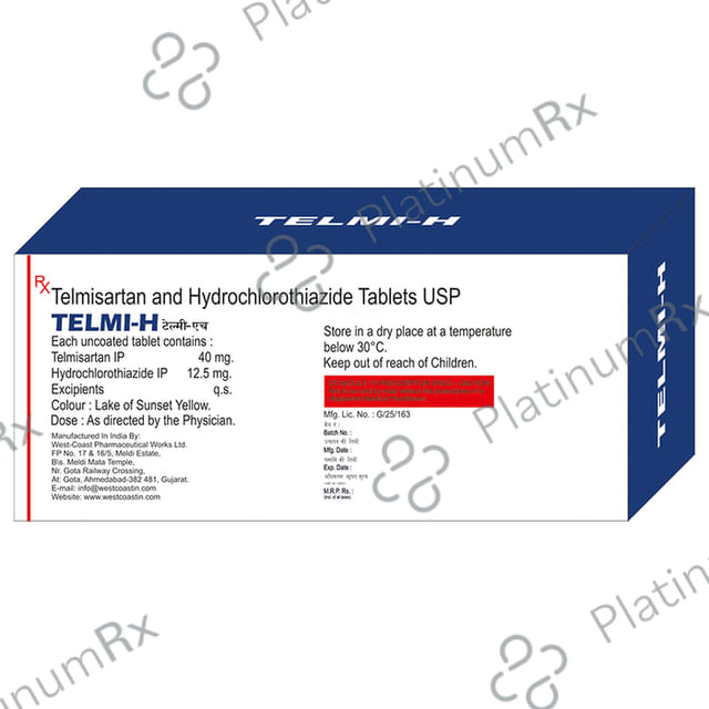 Telmi-H Tablet 10 Tablet West-Coast Pharma Works