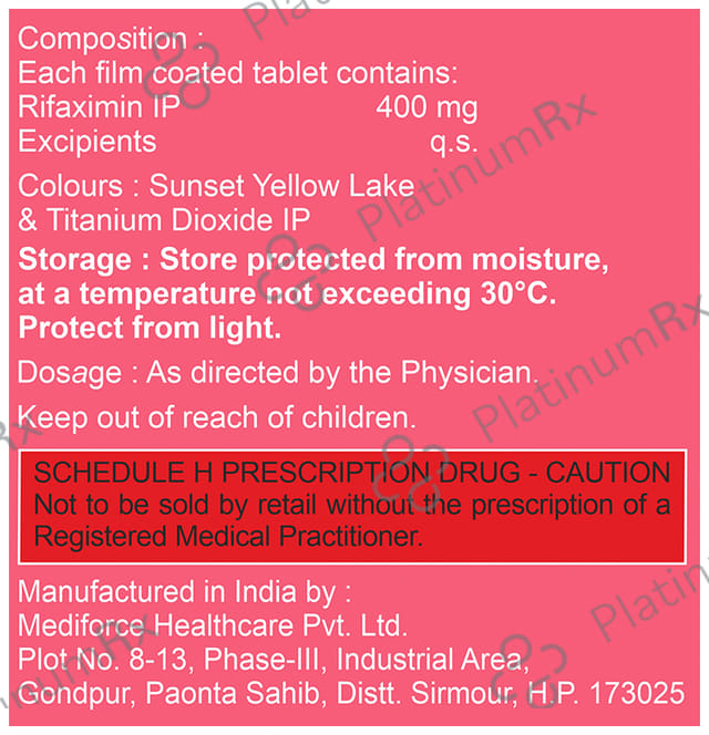 Rifasmart 400mg Tablet 10s