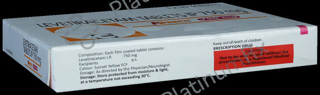 Keppra 750mg Tablet 10s