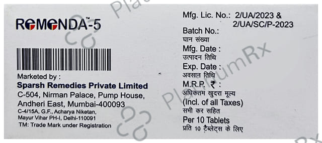 Remenda 5mg Tablet