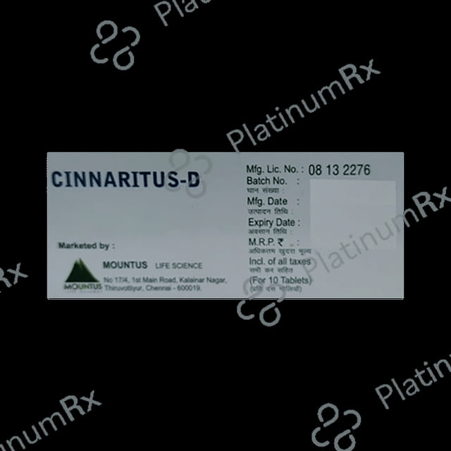 Cinnaritus-D Tablet
