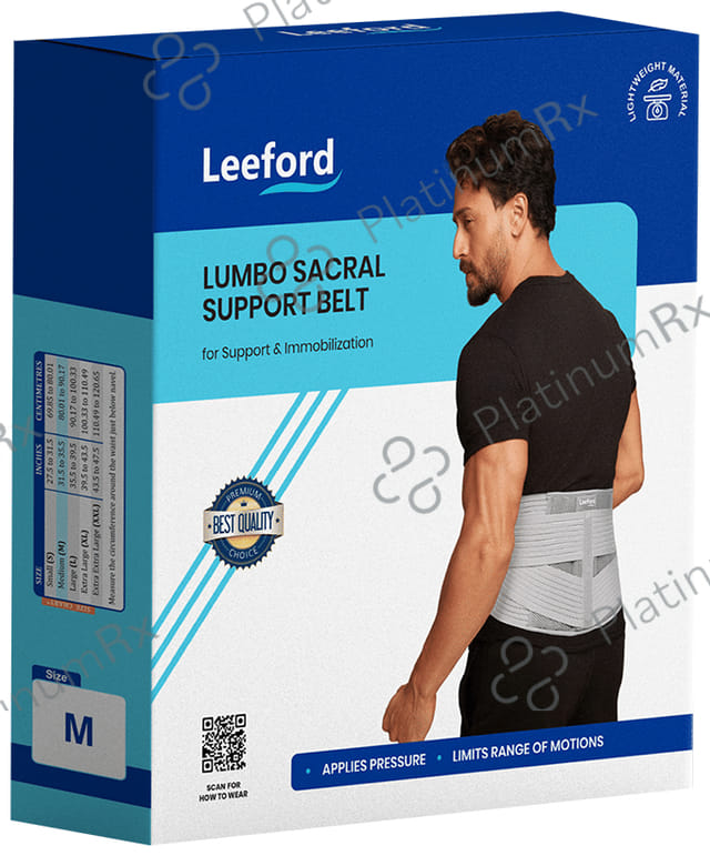 Leeford Lumbo Medium Sacral Support Belt 1s