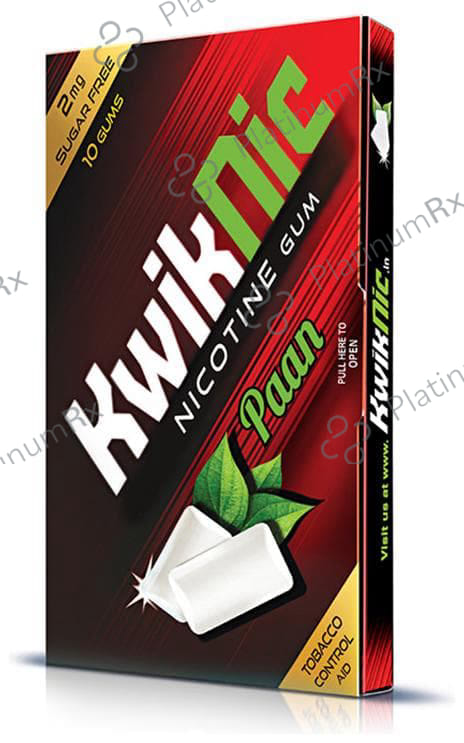 KwikNic Paan Chewing Gums