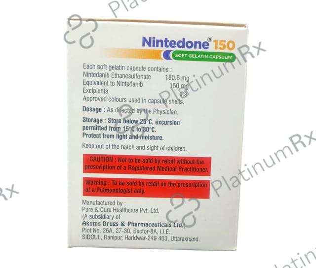 Nintedone 150mg Capsule 10s