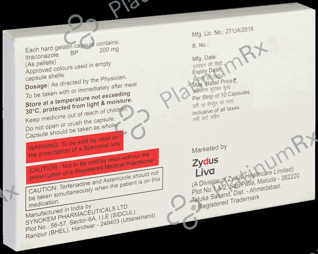 Mycoclear 200mg Capsule 10s