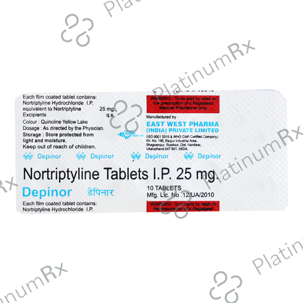 Depinor 25mg Tablet 10s