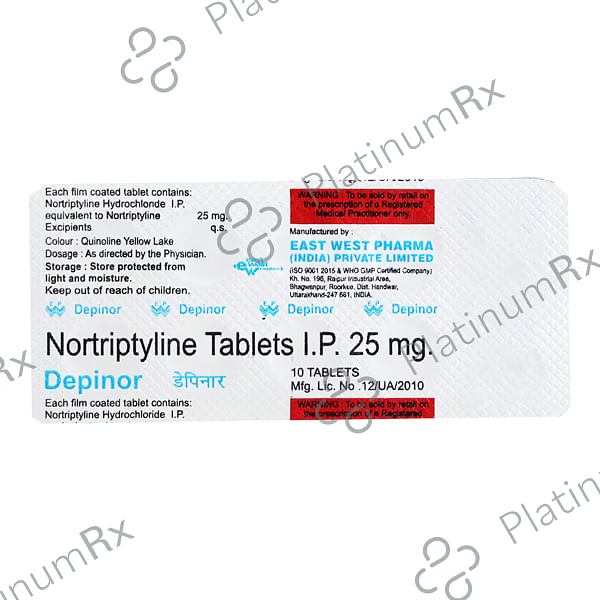 Depinor 25mg Tablet 10s