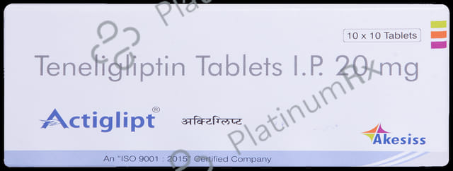 Actiglipt 20mg Tablet 10s