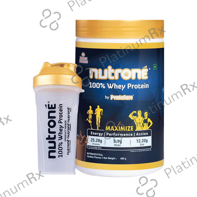 Nutrone 100% Whey Protein Powder Choffee with Shaker Free