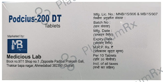 Podcius 200 DT Tablet