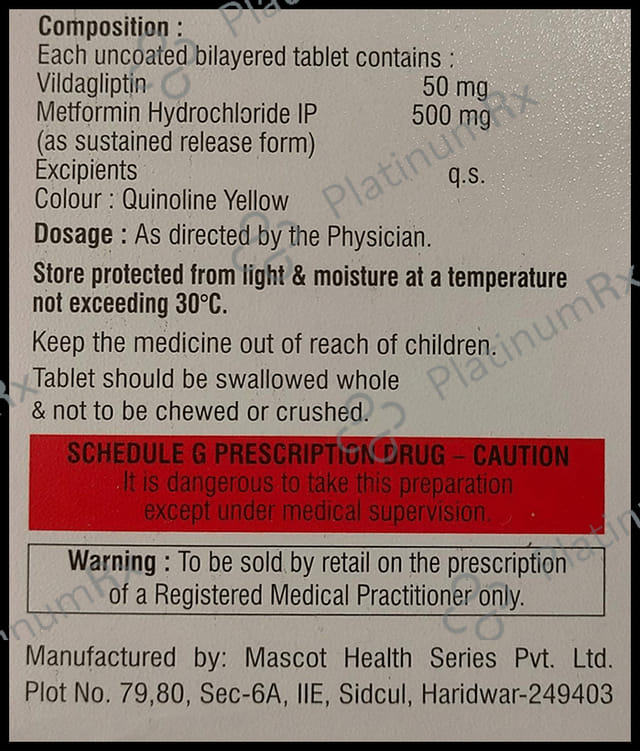 Vilaguard-M 500 Tablet SR