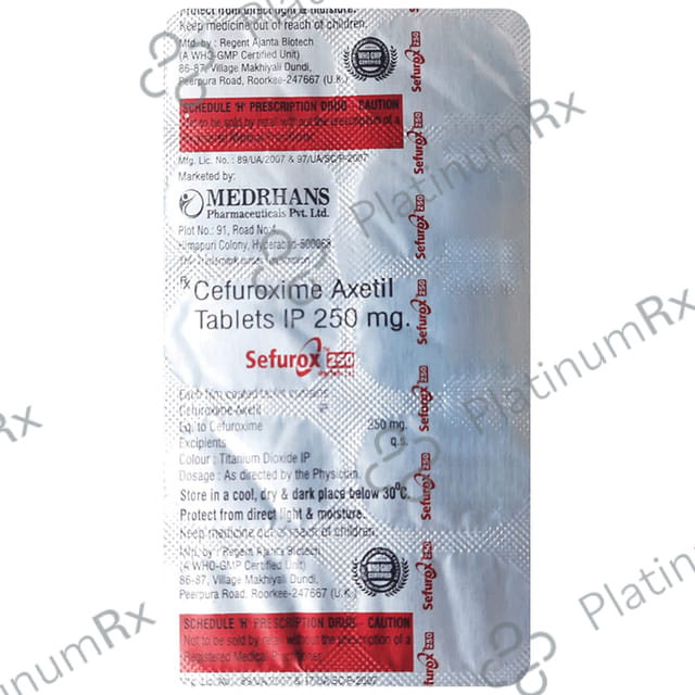 Sefurox 250 Tablet