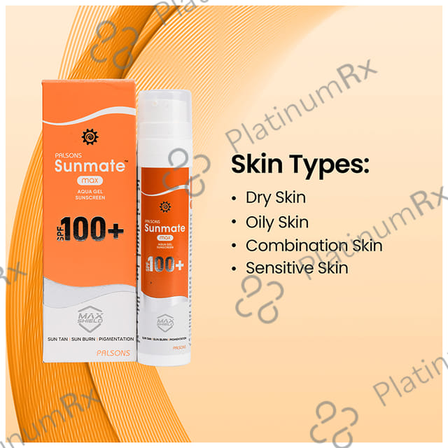 Sunmate Max Aqua Sunscreen SPF 100+ Gel 50gm