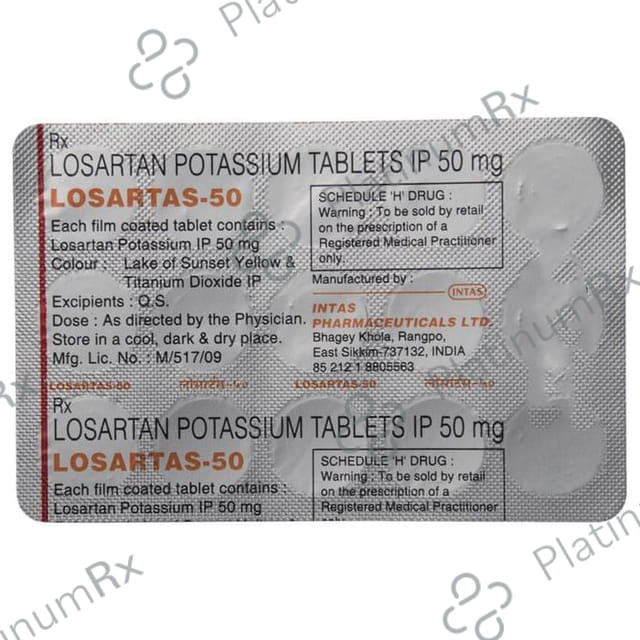 Losartas 50 Tablet 10 Tablet