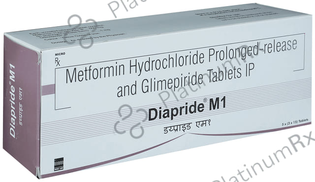 Diapride M 1/500mg Tablet PR 15s