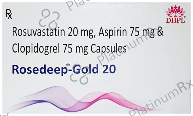 Rosedeep Gold 75mg/20mg/75mg Capsule