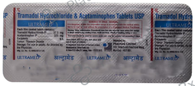 Ultramed 325/37.5mg Tablet 10s