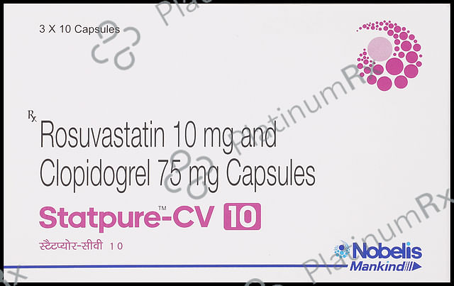 Statpure CV 10/75mg Capsule 10s