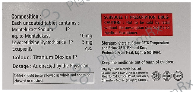 Levosil 5/10mg M Tablet 10s