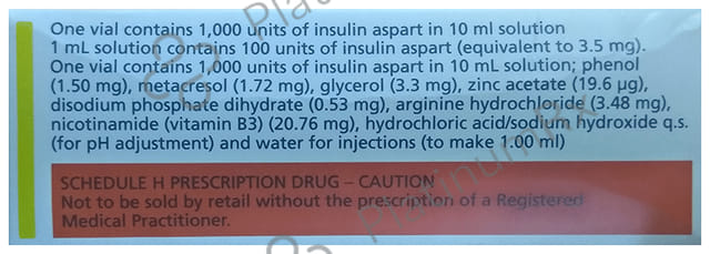 Fiasp (100 IU/ml) (1*10ml Vial)